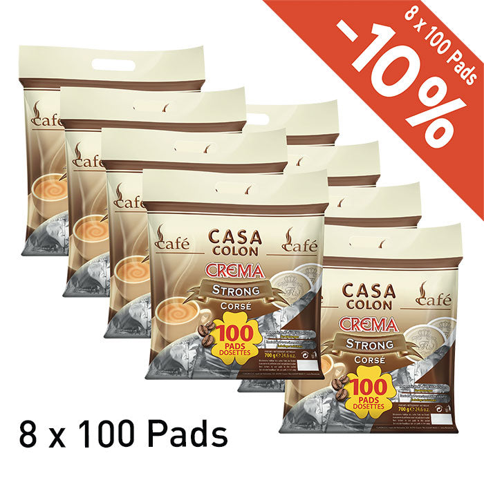 CASA COLON - SENSEO®* COMPATIBLE COFFEE PADS - STRONG - 800 PCS