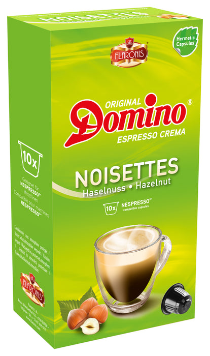 DOMINO - NESPRESSO® COMPATIBLE COFFEE CAPSULES * - CARAMEL - 10 PCS