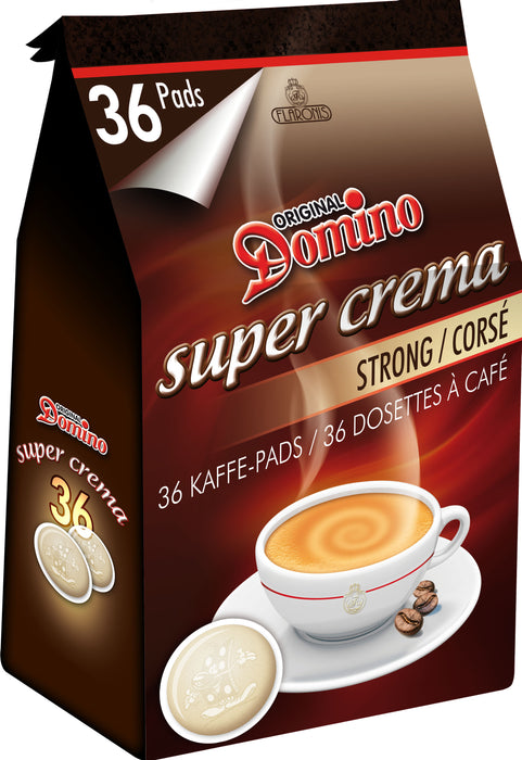 DOMINO - SENSEO®* COMPATIBLE COFFEE PADS - STRONG - 36 PCS